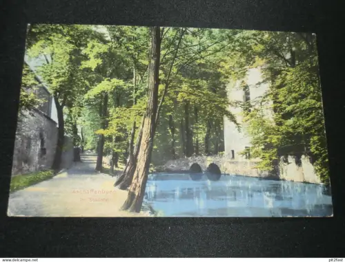 Aschaffenburg - Im Schöntel , 1916 , Feldpost , alte Ansichtskarte , AK , CPA !