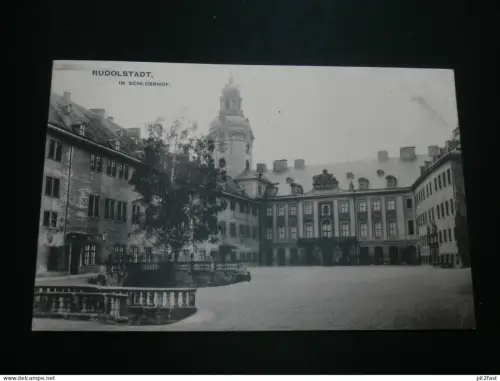 Rudolstadt - Im Schlosshof , 1915 , alte Ansichtskarte , AK , CPA !