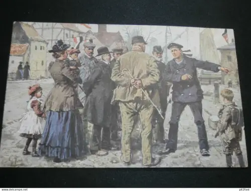 Kriegsinvaliden der kaiserlichen Kriegsmarine , 1916 , Wohlfahrtskarte , Matrose Möwe , alte Ansichtskarte , AK , CPA !!