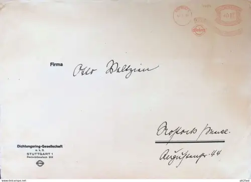 Otto Weltzien in Rostock , 1936 , Bürgermeister Schwerin , großer alter Umschlag, Flugplatz Görries , Heinkel , Fokker !