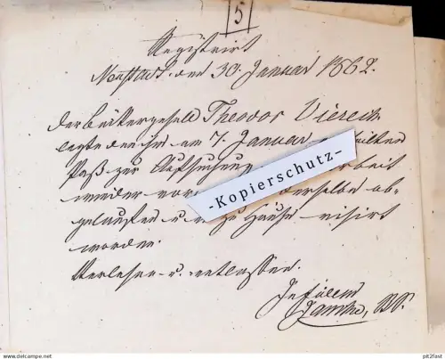 Neustadt i. Mecklenburg , 1892 , Theodor Viereck , altes Dokument !