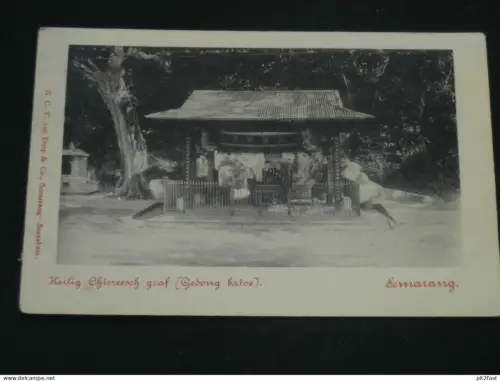 Semarang auf Java , ca. 1910 , chinesisches Grab , Indonesien , Indonesia , Ansichtskarte , AK , CPA !!