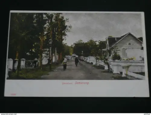 Semarang auf Java , ca. 1910 , Genielaan , Indonesien , Indonesia , Ansichtskarte , AK , CPA !!