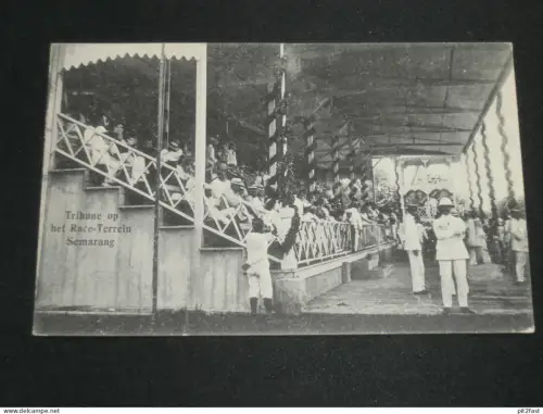 Semarang auf Java , ca. 1910 , Tribune , Race-Terrein , Indonesien , Indonesia , Ansichtskarte , AK , CPA !!