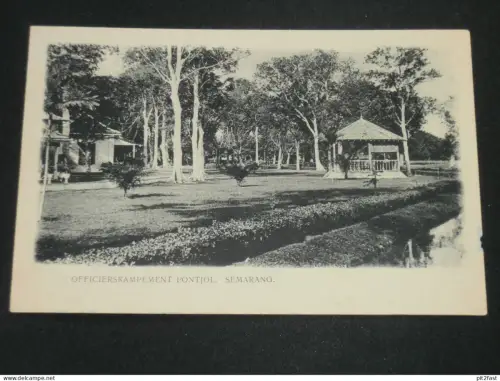 Semarang auf Java , ca. 1910 , Officierskamp , Indonesien , Indonesia , Ansichtskarte , AK , CPA !!