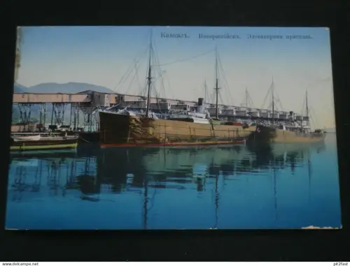Noworossijsk / Новороссийск , ca. 1910 , Hafen , Schiff , Schiffe , Russland , Ansichtskarte , AK !!