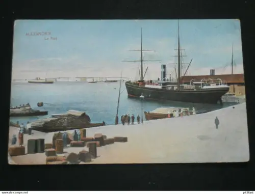 Alexandria , ca. 1910 , Schiff , Schiffe , Ansichtskarte , AK , Egypt , Ägypten , CPA !!