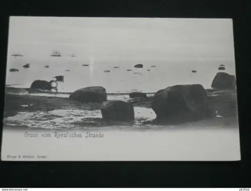 AK - Rewal , ca. 1910 , Rewahl , Ansichtskarte , Postkarte , Schiff , Hafen , AK , Ansichtskarte , CPA !!