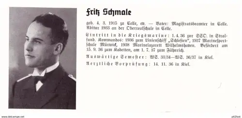 Personalkarte Wehrmacht - Fritz Schmale in Celle und Siegfried Schirmbeck in Deggendorf , München  , NSDAP , Arzt !!!