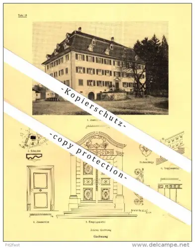 Photographien / Ansichten , 1928 , Gachnang , Prospekt , Architektur , Fotos !!!