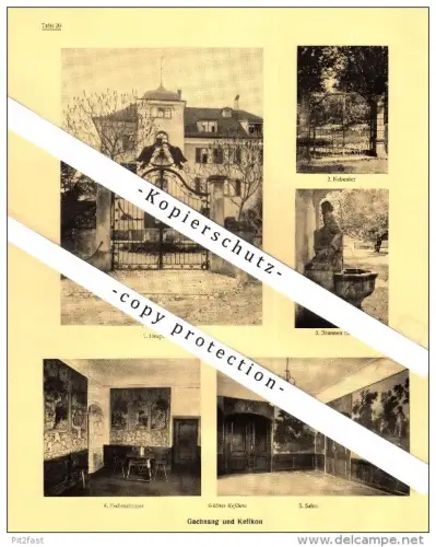 Photographien / Ansichten , 1928 , Gachnang und Kefikon , Prospekt , Architektur , Fotos !!!