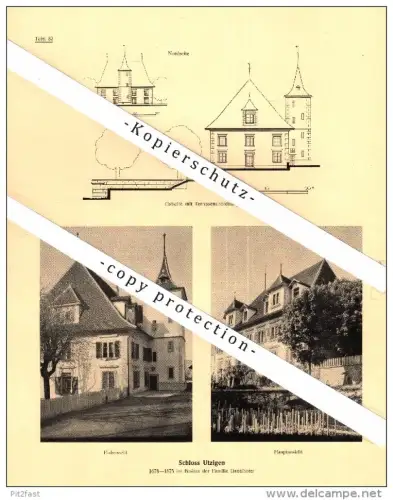 Photographien / Ansichten , 1922 , Utzigen / Vechigen , Prospekt , Architektur , Fotos !!!
