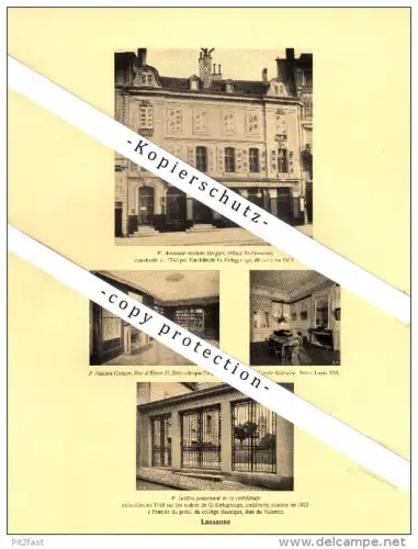 Photographien / Ansichten , 1925 , Lausanne , Maison Masson , Prospekt , Architektur , Fotos !!!