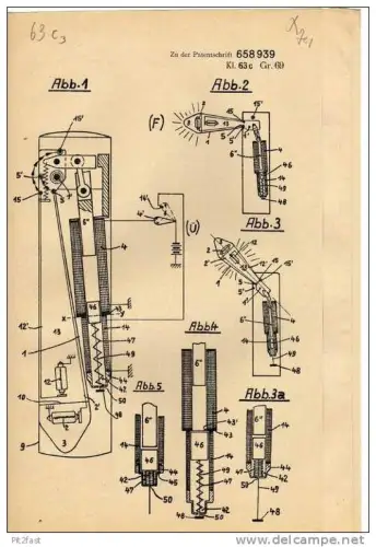 Original Patentschrift - Berko Werke Quast & Eichert in Berlin , 1936, Winker , Fahrtrichtungsanzeiger !!!