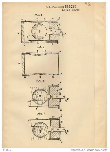 Original Patentschrift - Dr. Michael Röttinger in Mannheim ,1935, Signal- und Beleuchtungseinrichtung für KFZ !!!