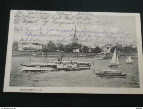 Uerdingen a. Rhein b. Krefeld , 1916 , Panorama , Ansichtskarte ,  AK , CPA !!