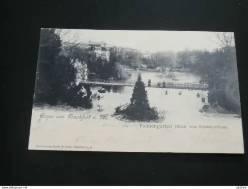 Frankfurt a. Main , 1898 , Palmengarten , Ansichtskarte ,  AK , CPA !!