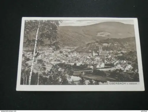 Eberbach a. Neckar , 1915 , Panorama , Ansichtskarte ,  AK , CPA !!