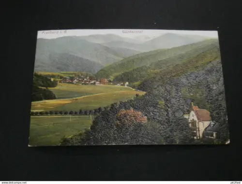 Freiburg i. Breisgau , 1910 , Günterstal , Panorama , Ansichtskarte ,  AK , CPA !!