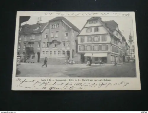 Lahr i.B. - Sonnenplatz , 1910 , Ansichtskarte ,  AK , CPA !!