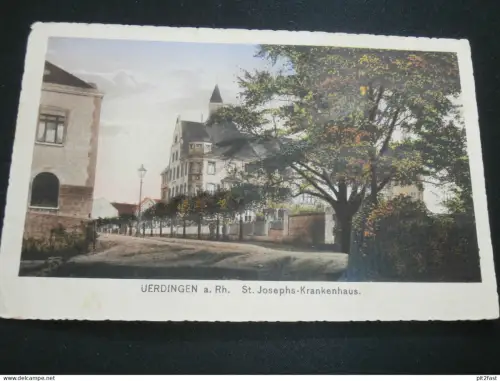 Uerdingen b. Krefeld  - Krankenhaus , 1908  , Ansichtskarte ,  AK , CPA !!