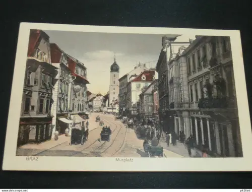 Graz - Murplatz , 1918 , Ansichtskarte ,  AK , CPA !!