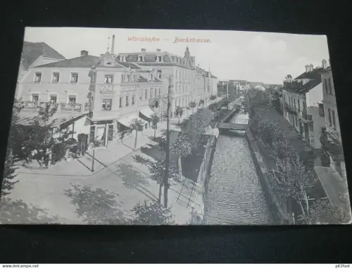 Wörishofen - Bachstrasse , ca. 1910 ,  Ansichtskarte ,  AK , CPA !!