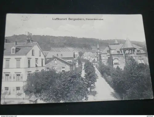 Bergzabern - Bismarkstrasse , 1915 ,  Ansichtskarte ,  AK , CPA !!