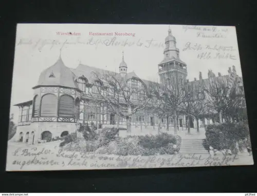 Wiesbaden - Restaurant Neroberg , 1905 , Ansichtskarte ,  AK , CPA !!