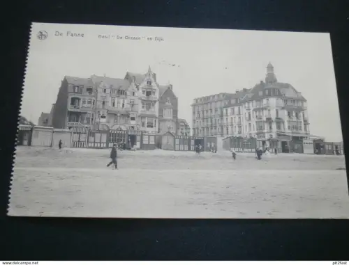 De Panne - Hotel Oceaan , 1916 , Geprüft , Ansichtskarte ,  AK , CPA !!