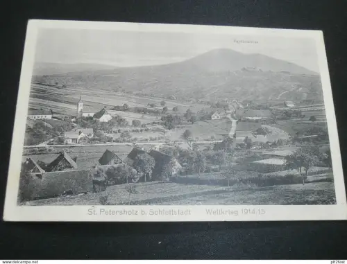 St. Petersholz b. Schlettstadt / Sélestat , 1914/15 , Bayr. Ersatz Regiment 5 , n. Wulting Ansichtskarte ,  AK , CPA !!