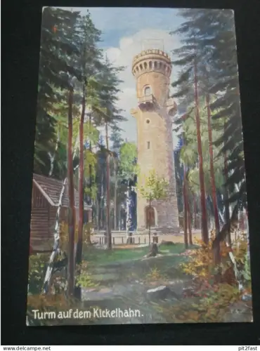 Turm auf dem Kickelhahn b. Ilmenau , ca. 1905 , Ansichtskarte ,  AK , CPA !!