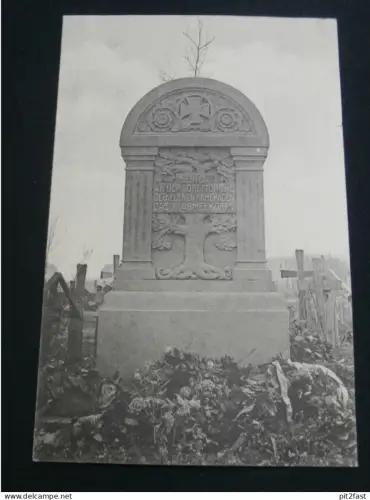 12. Komp. Bayr. Ersatz Regiment 5 - 1916 - Deutsches Heldendenkmal in Lens , n. Wulting , Ansichtskarte , AK , CPA !!