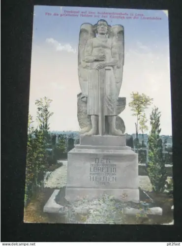 12. Komp. Bayr. Ersatz Regiment 5 - 1916 - Deutsches Heldendenkmal in Lens , Ansichtskarte , AK , CPA !!