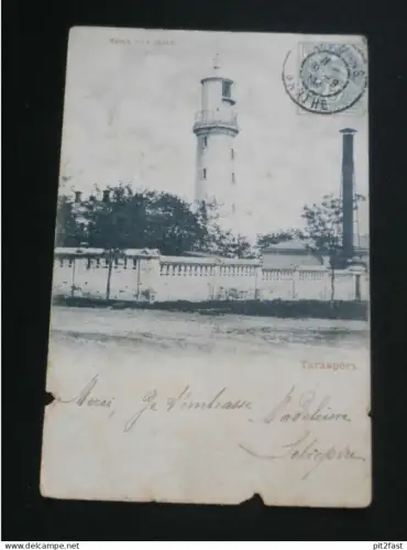 Taganrog / Таганро́г , 1904 , Leuchtturm , Hafen , Schiff , Schiffe , Russland , Ansichtskarte , AK , CPA !!