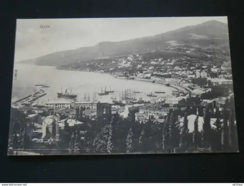 Jalta / Ялта auf der Krim / Крым , ca. 1910 , Ukraine , Hafen , Schiff , Schiffe , Ansichtskarte , AK , CPA !!