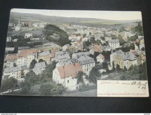 Sebnitz i. Sa. , 1908 , Panorama ,  Ansichtskarte ,  AK , CPA !!