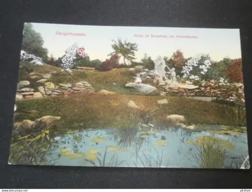 Sangerhausen - Rosarium , 1913 , Ansichtskarte ,  AK , CPA !!