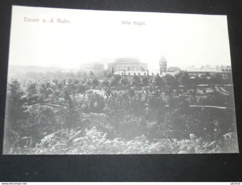 Villa Hügel b. Essen , ca. 1910 , Panorama , Ansichtskarte ,  AK , CPA !!