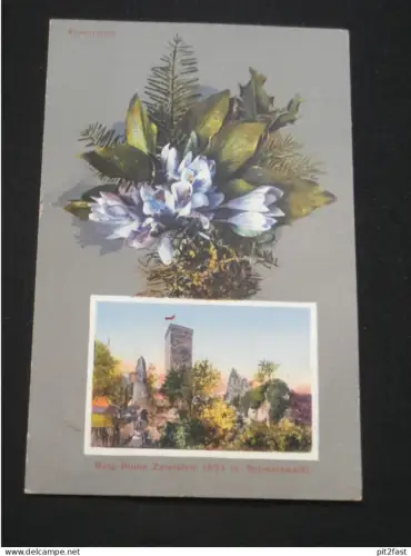 Burg-Ruine Zavelstein b. Bad Teinach-Zavelstein , 1911 , Ansichtskarte , AK , CPA !!
