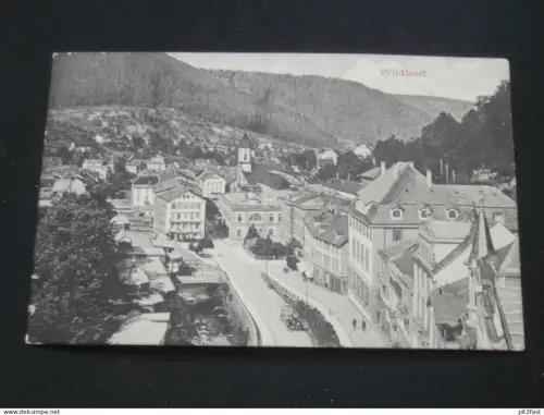 Wildbad - Panorama , 1909 , Calw , Ansichtskarte , AK , CPA !!