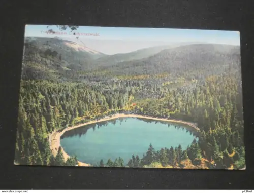 Wildsee b. Baiersbronn , 1914 , Seebach , Ansichtskarte , AK , CPA !!