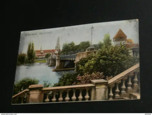 Konstanz - Rheinbrücke , 1909 , Ansichtskarte , AK , CPA !!