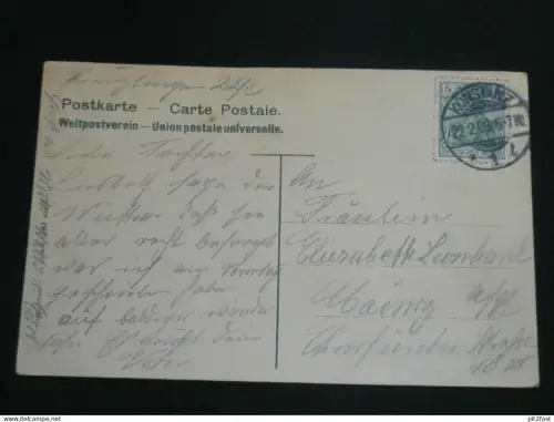 Konstanz - Rheinbrücke , 1909 , Ansichtskarte , AK , CPA !!