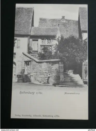 Rothenburg ob der Tauber , Messnerwohnung , ca. 1910 , Ansichtskarte , AK , CPA !!