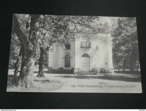 München - Nymphenburg , Pagodenburg , ca. 1910 , Ansichtskarte , AK , CPA !!