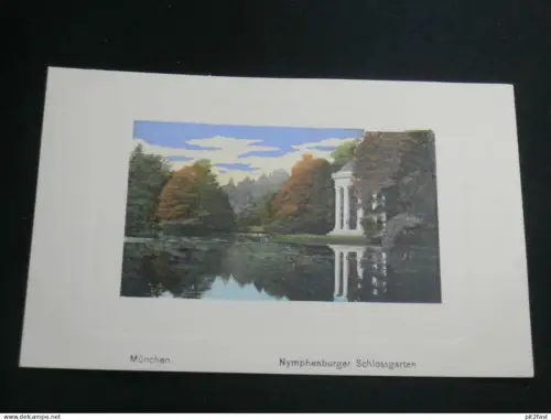 München - Nymphenburger Schlossgarten , ca. 1910 , Ansichtskarte , AK , CPA !!