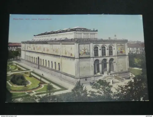 München - königliche Pinkothek , ca. 1910 , Ansichtskarte , AK , CPA !!