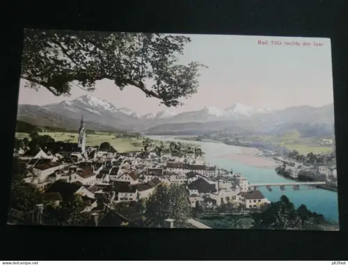 Bad Tölz , ca. 1910 , Panorama  Ansichtskarte , AK , CPA !!
