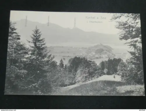 Kochel am See b. Bad Tölz  , ca. 1910 , Oberbayern ,  Ansichtskarte , AK , CPA !!